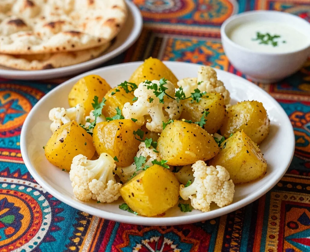 18 Quick and Easy Dinner Recipes Vegetarian Indian – Weeknight Friendly - 7. Aloo Gobi (Potato and Cauliflower) 1