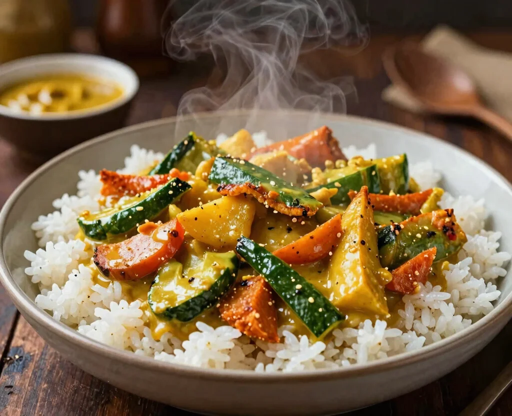 18 Quick and Easy Dinner Recipes Vegetarian Indian – Weeknight Friendly - 8. Curry Vegetable Stir-Fry 1