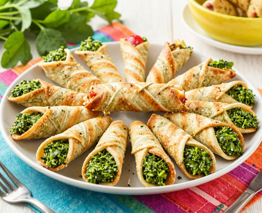 18 Vegetarian Appetizers for Party – Crowd-Pleasing - 13. Pesto Pinwheels 1