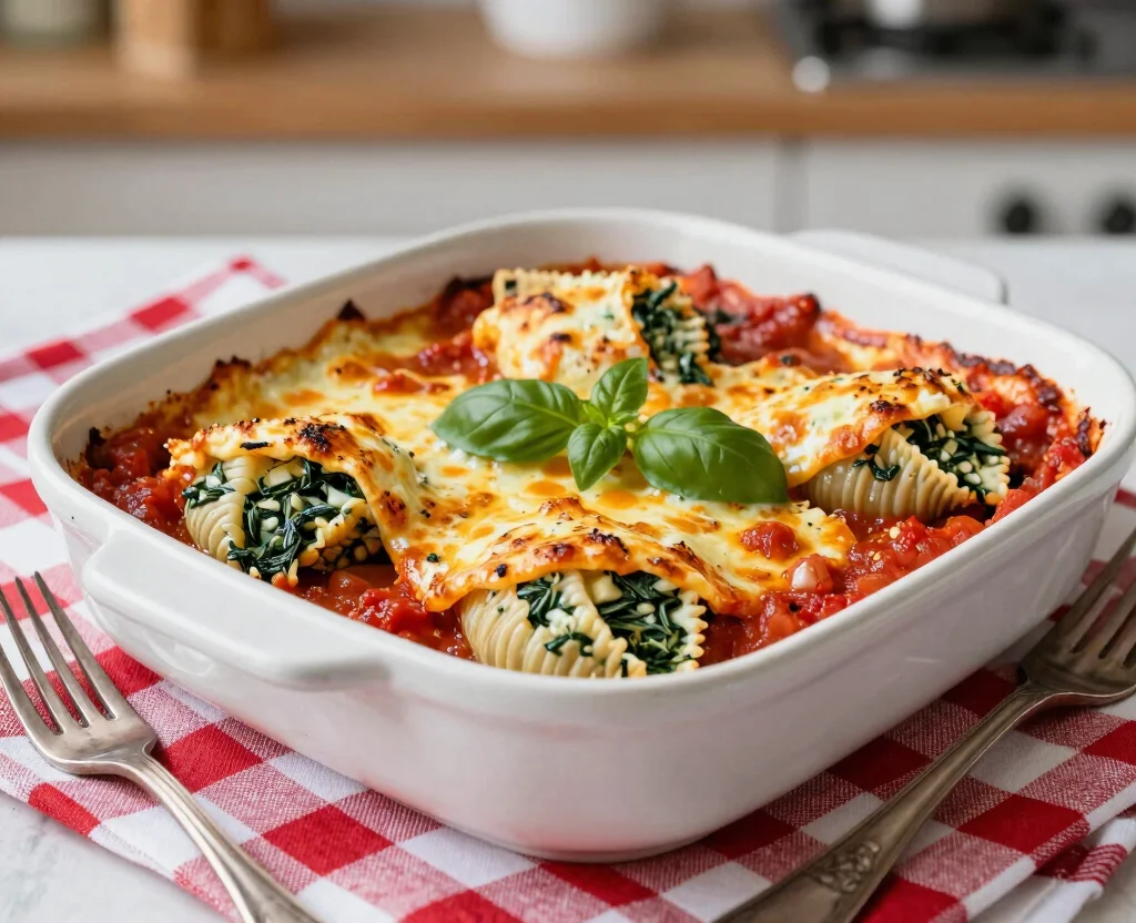 18 Vegetarian Recipes for Picky Eaters – Kid-Approved - 1. Cheesy Spinach and Ricotta Stuffed Shells 1