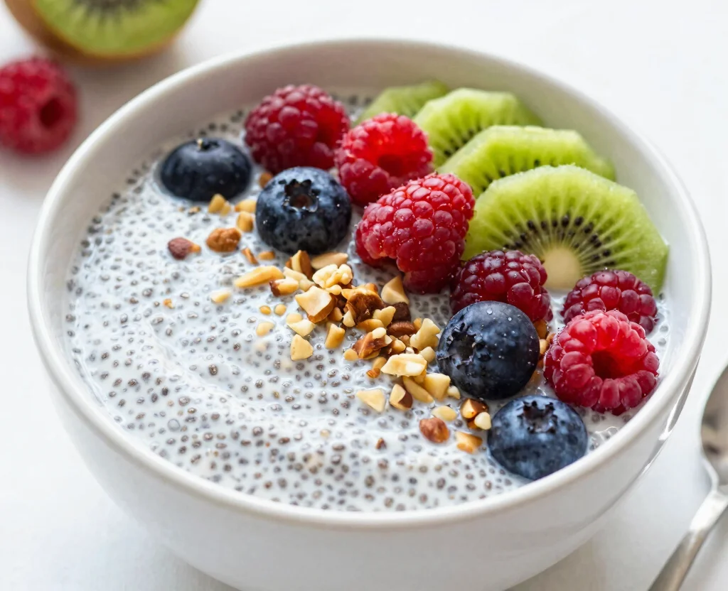 18 Whole Food Vegetarian Recipes – Natural & Nourishing - 17. Chia Seed Pudding 1
