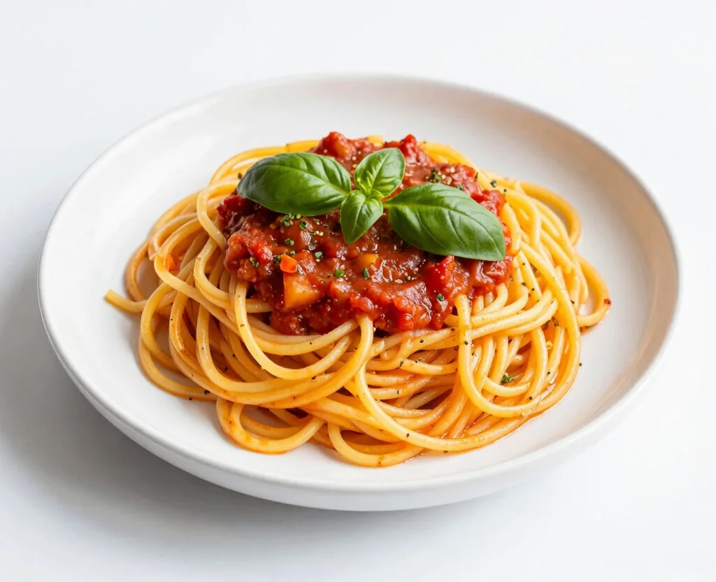 19 Clean Eating Recipes Vegetarian – Wholesome & Fresh - 14. Spaghetti Squash with Marinara Sauce 1