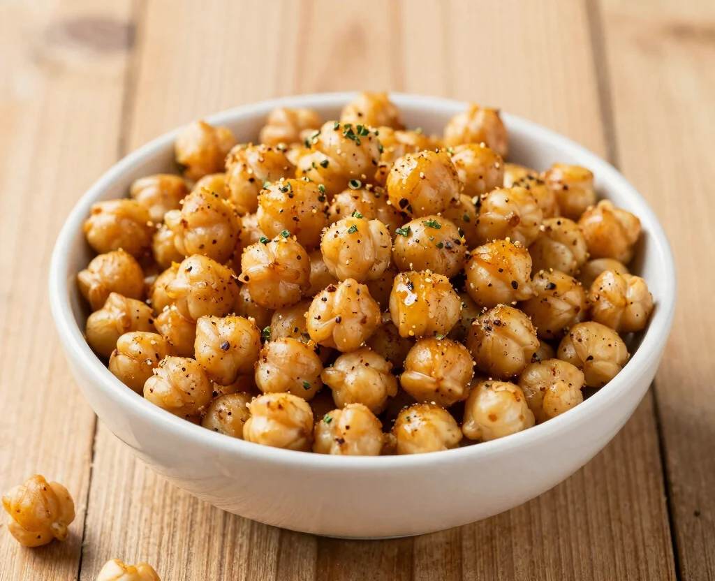 19 Clean Eating Recipes Vegetarian – Wholesome & Fresh - 19. Roasted Chickpeas with Spices 1