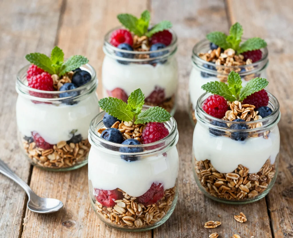 19 High Protein Vegetarian Recipes Meal Prep – Weekly Ideas - 7. Greek Yogurt Parfait 1