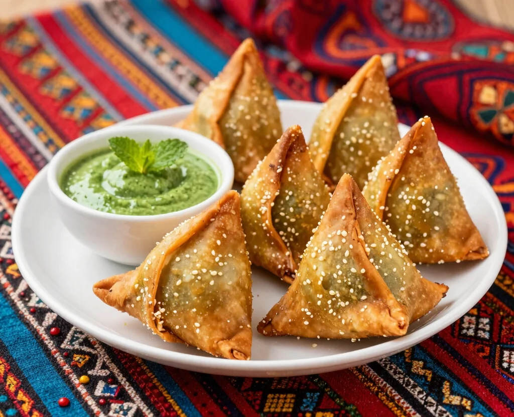 19 Middle Eastern Vegetarian Recipes – Exotic & Delicious - 12. Vegetable Samosas – Crispy Pastry Treats 1