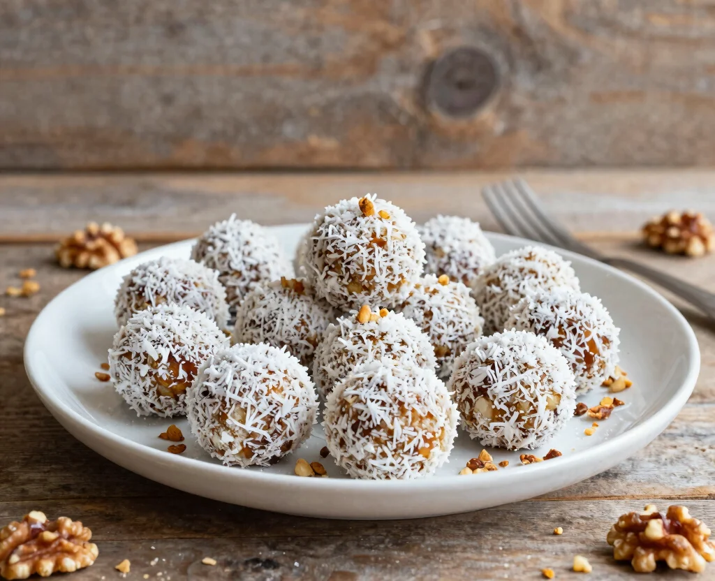 19 Middle Eastern Vegetarian Recipes – Exotic & Delicious - 19. Date and Walnut Balls – Sweet Treats 1