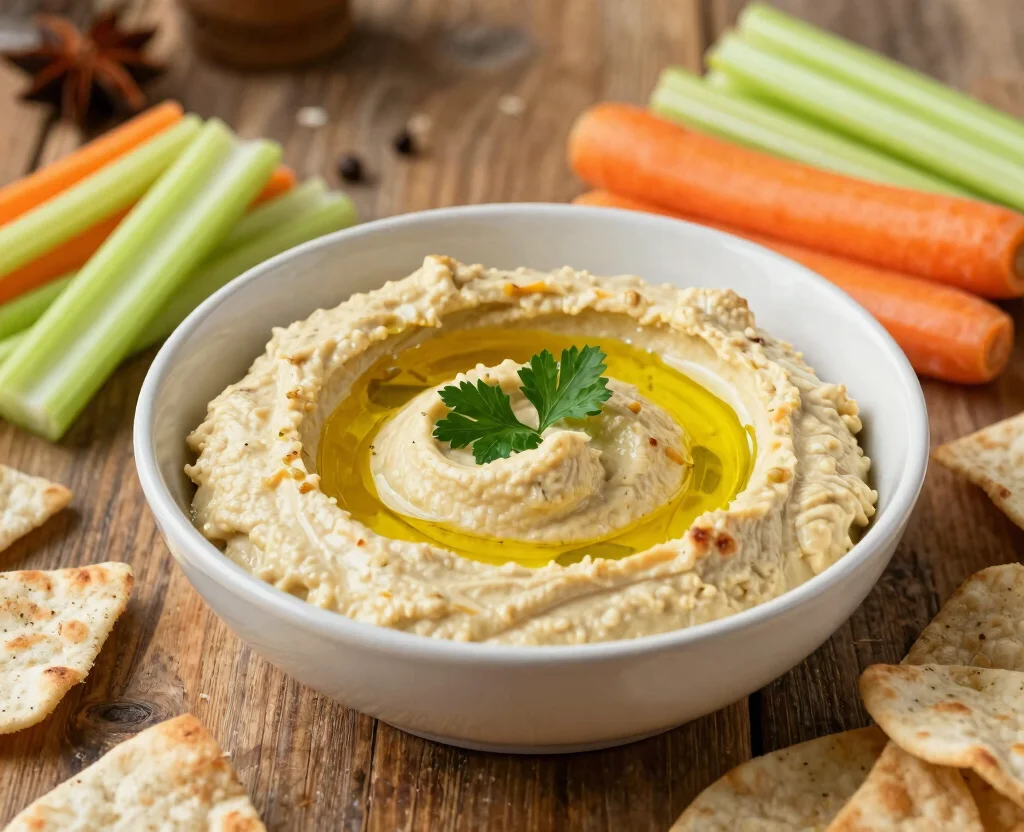 19 Middle Eastern Vegetarian Recipes – Exotic & Delicious - 2. Baba Ganoush – Smoky Eggplant Dip 1