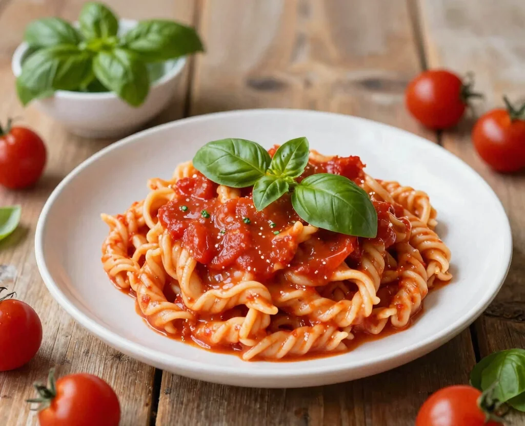 19 No Onion No Garlic Recipes Vegetarian – FODMAP-Friendly - 1. Creamy Tomato Basil Pasta 1