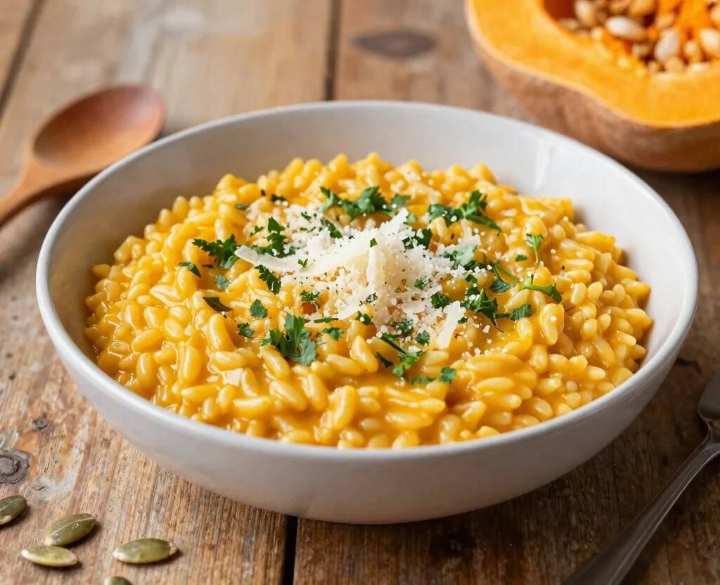 19 No Onion No Garlic Recipes Vegetarian – FODMAP-Friendly - 11. Butternut Squash Risotto 1