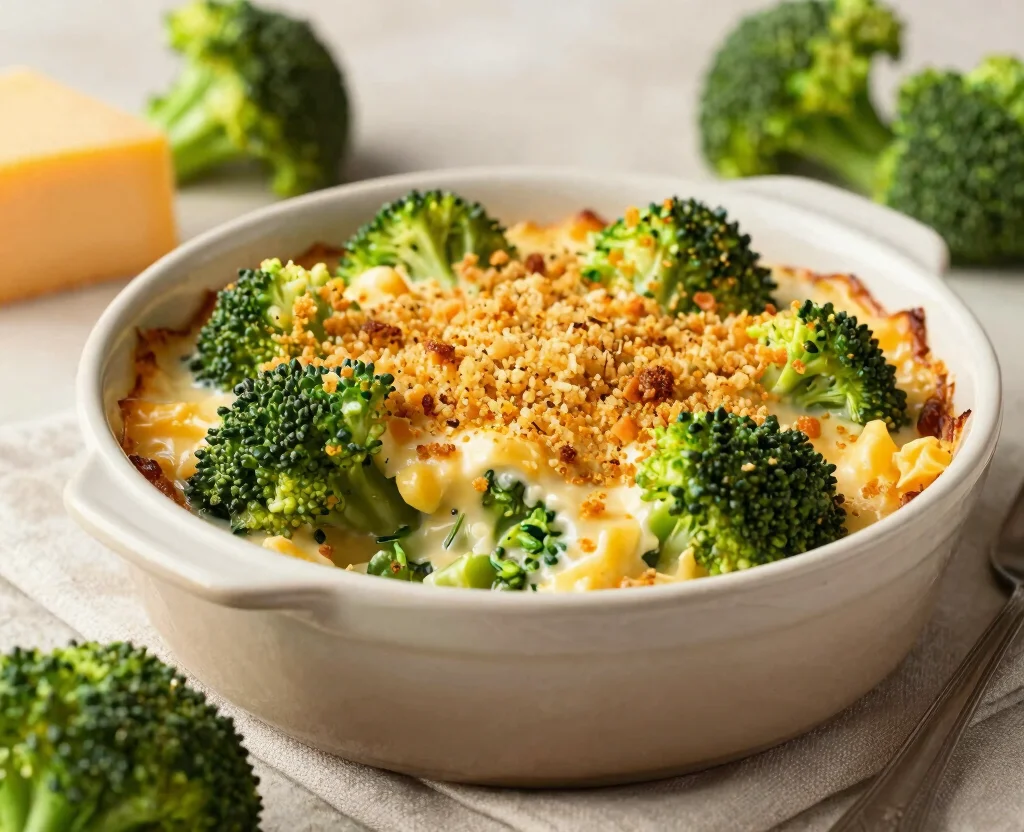 19 Vegetarian Casserole Recipes for Dinner – Comfort Food - 13. Broccoli and Cheese Casserole 1
