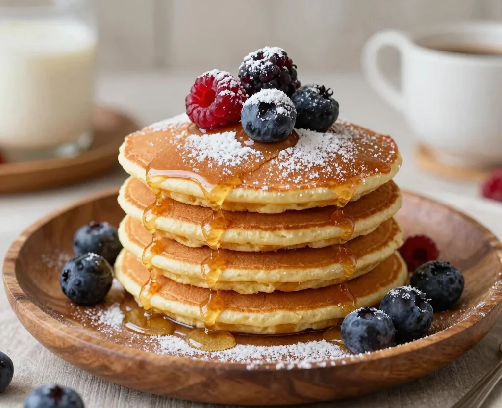 19 Vegetarian Keto Recipes – Low Carb & High Protein - 11. Almond Flour Pancakes 1