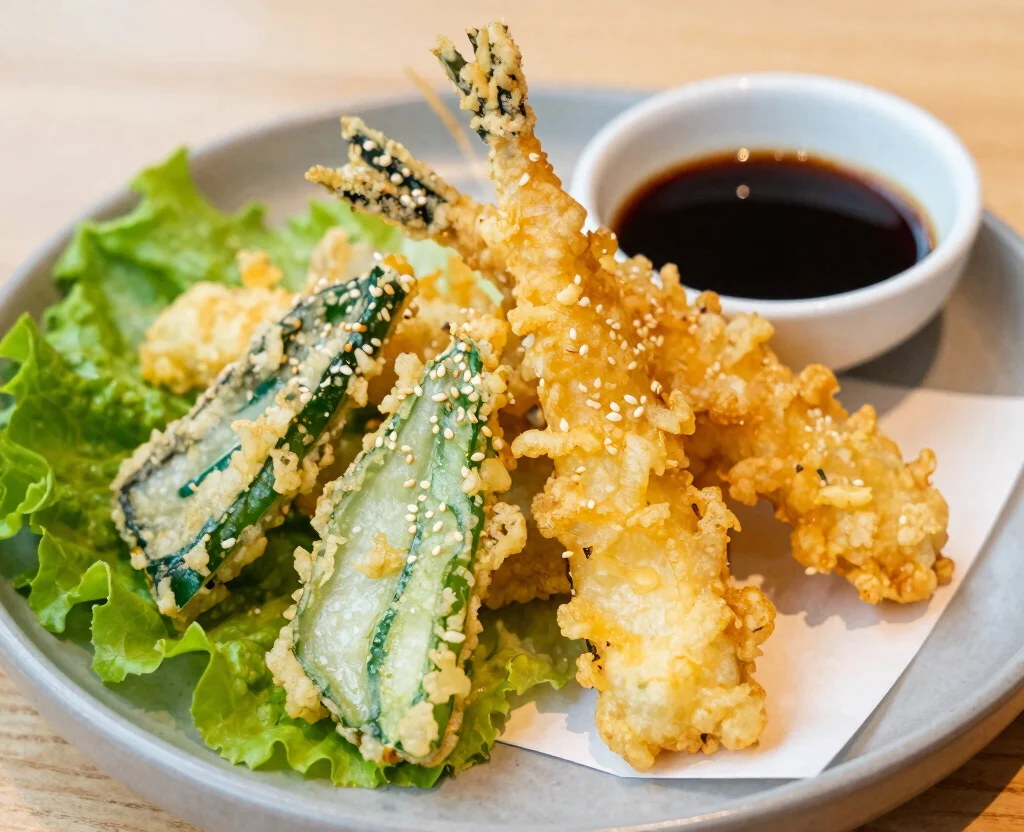 19 Vegetarian Keto Recipes – Low Carb & High Protein - 14. Vegetable Tempura 1