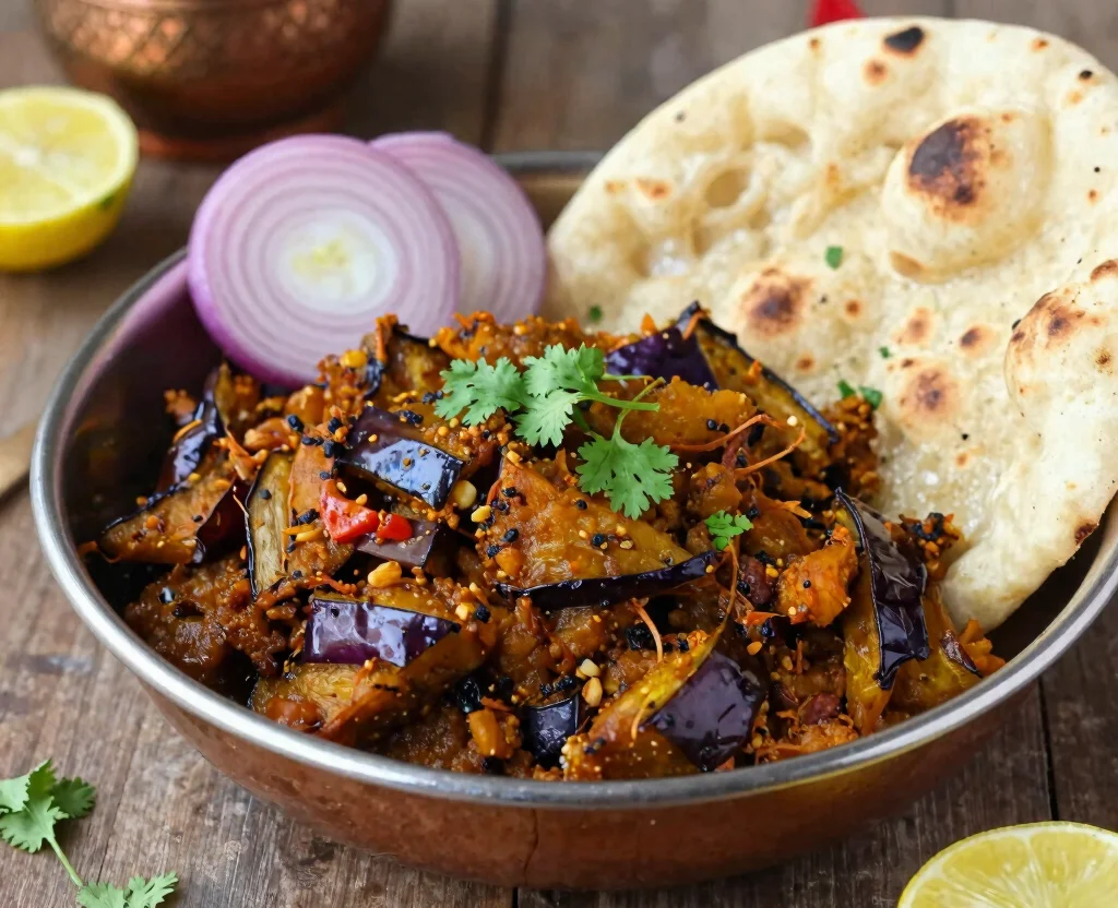 19 Vegetarian Recipes Dinner Indian – Classic & Contemporary - 6. Baingan Bharta 1