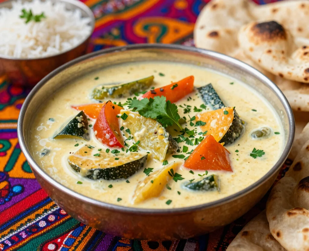 19 Vegetarian Recipes Dinner Indian – Classic & Contemporary - 7. Vegetable Korma 1