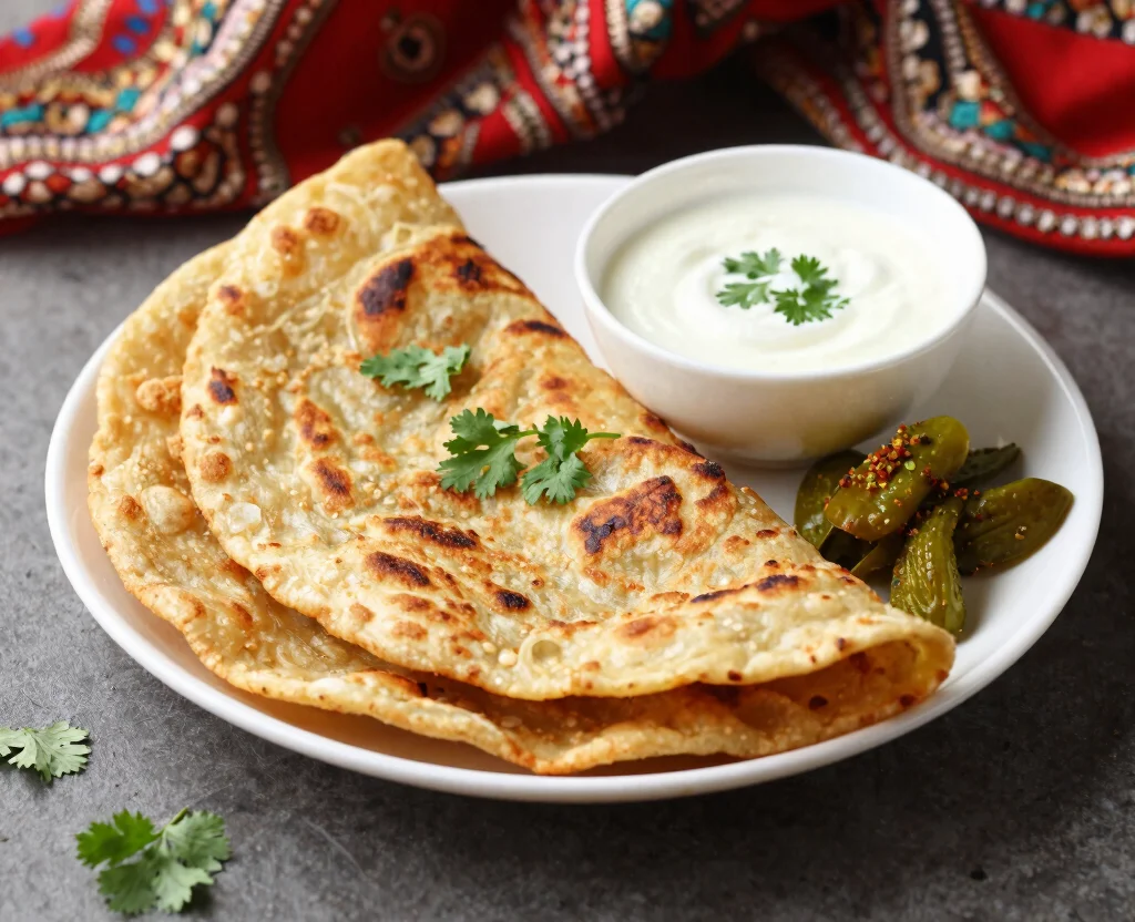 19 Vegetarian Recipes Dinner Indian – Classic & Contemporary - 8. Stuffed Paratha 1