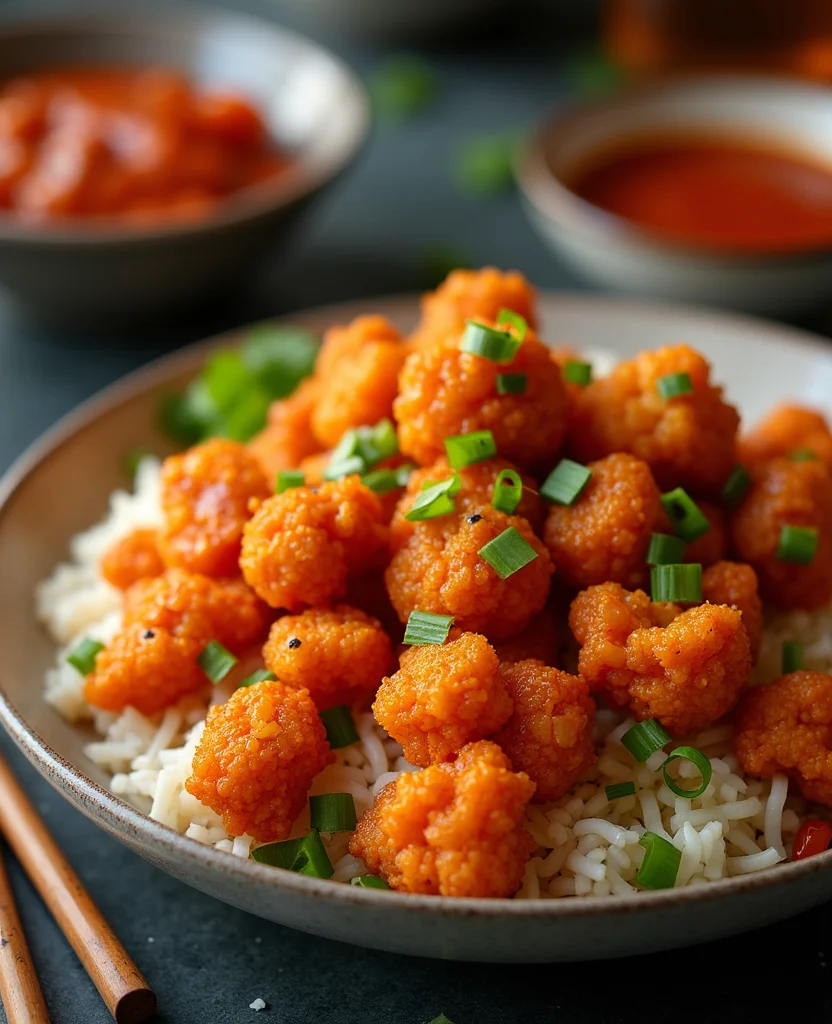 Manchurian Recipe Vegetarian: Crispy Gobi Manchurian (Spicy Cauliflower) - Step 2: Make Batter 1