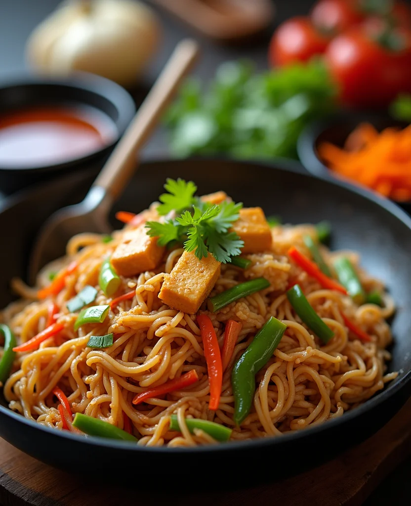 Pad Thai Recipe Vegetarian: Easy 20-Minute Takeout-Style - Step 3: Heat the Wok 1