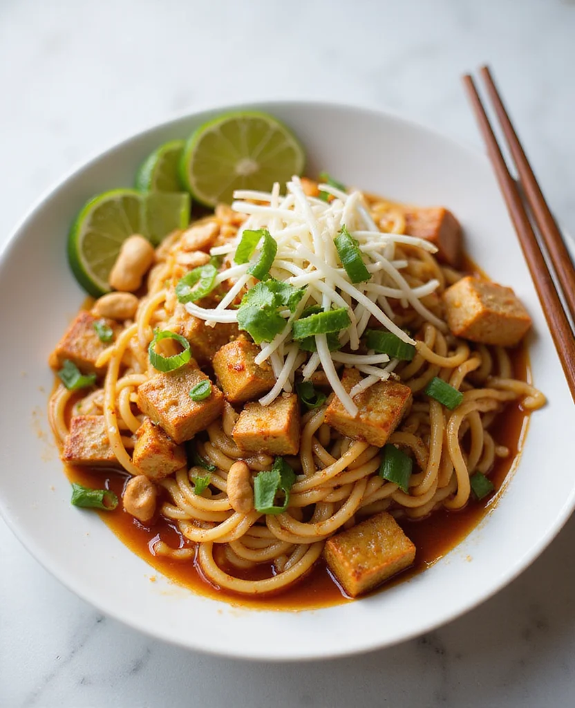 Pad Thai Recipe Vegetarian: Easy 20-Minute Takeout-Style - Step 4: Stir-Fry Garlic 1