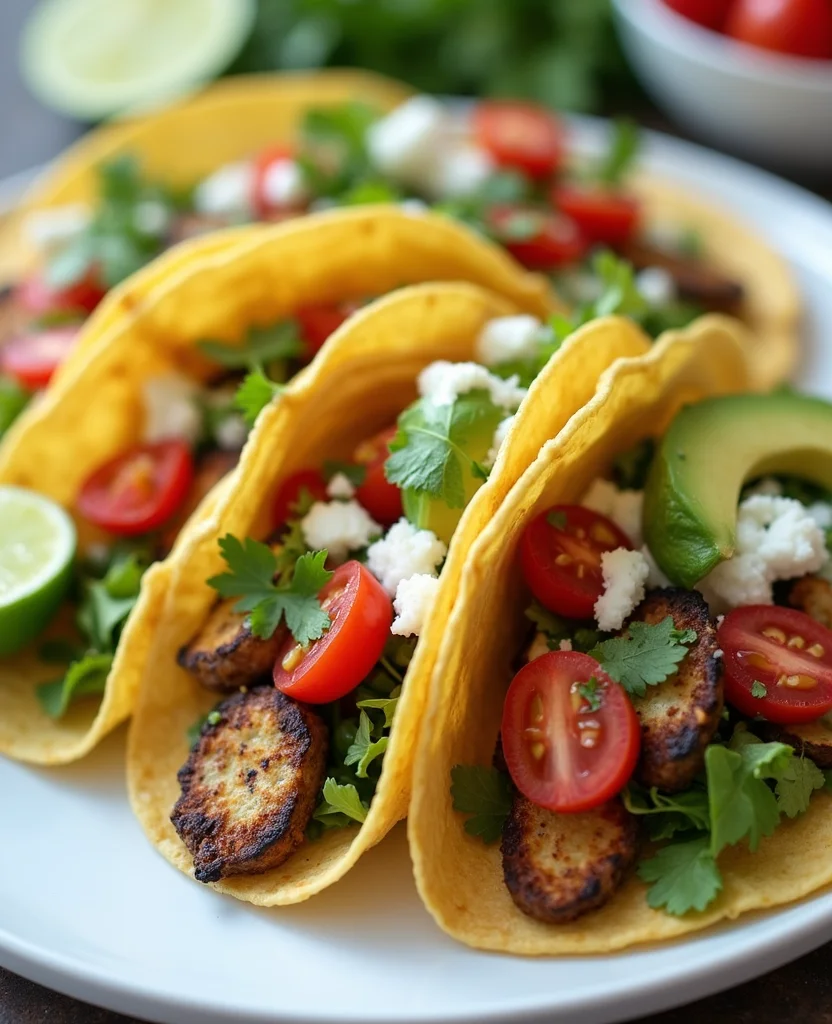 Vegetarian Tacos Recipes: Easy Black Bean Tacos (30-Minute Weeknight Meal) - Step 7: Serve Immediately 1