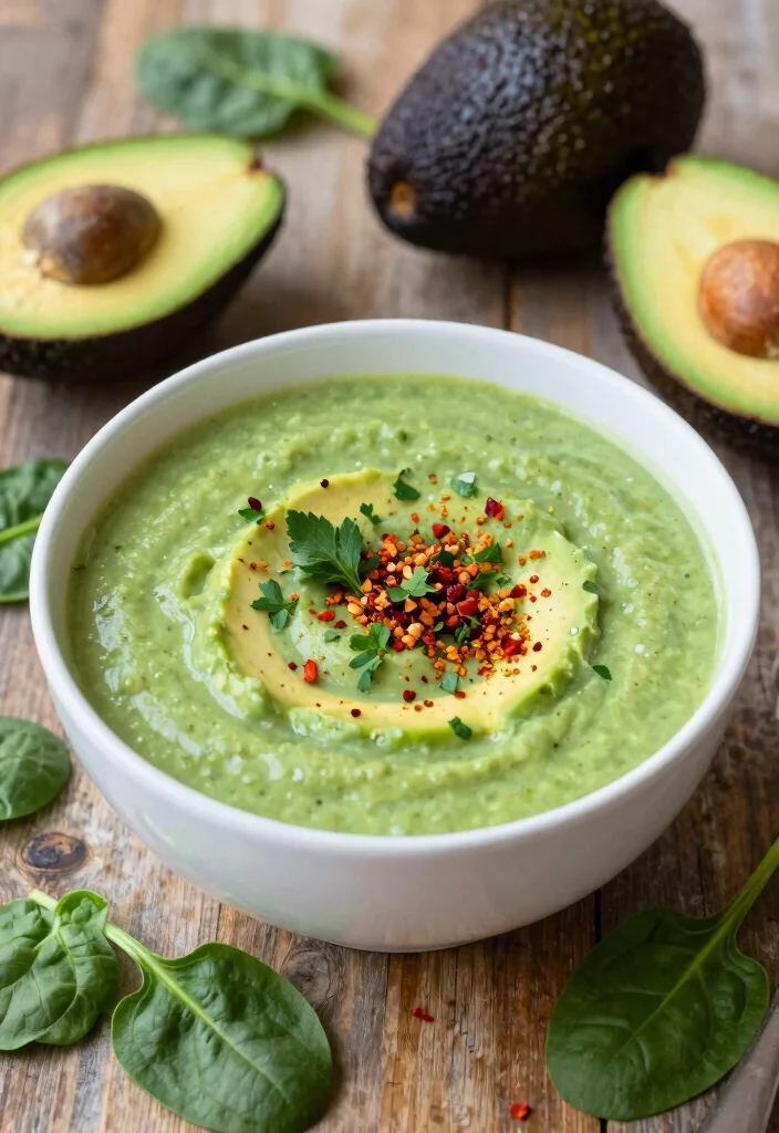 16 Autumn Soup Recipes Perfect for Cozy Nights - 12. Creamy Avocado & Spinach Soup 1