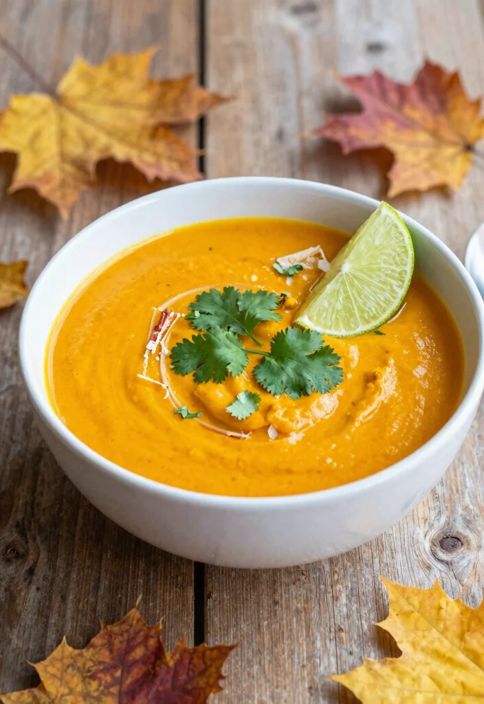 16 Autumn Soup Recipes Perfect for Cozy Nights - 13. Coconut Curry Pumpkin Soup 1