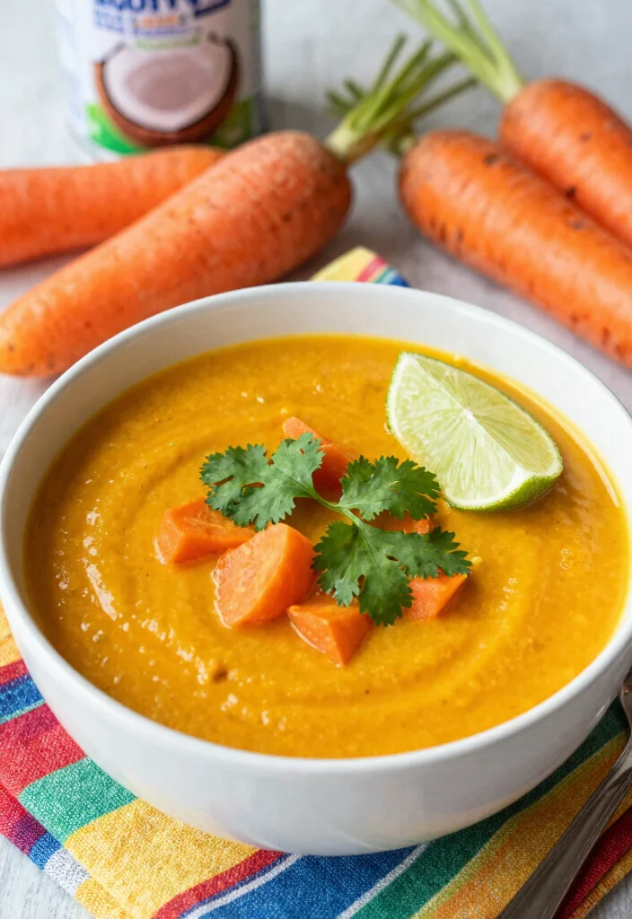16 Autumn Soup Recipes Perfect for Cozy Nights - 7. Curried Carrot & Coconut Soup 1