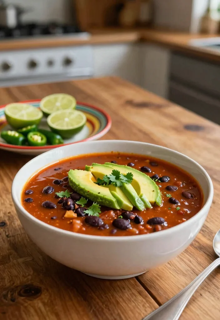 16 Bean Soup Recipes That Are Filling and Budget-Friendly - 2. Spicy Black Bean Soup 1