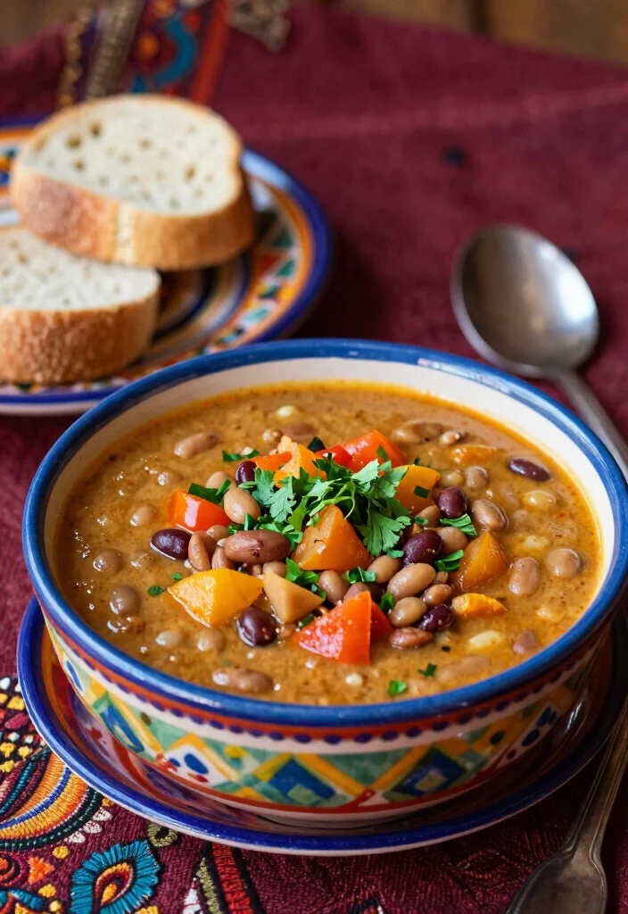 16 Bean Soup Recipes That Are Filling and Budget-Friendly - 9. Moroccan Bean Soup 1