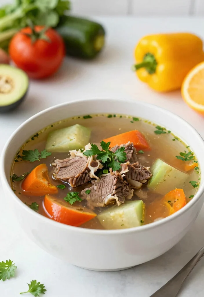 16 Beef Bone Broth Soup Recipes for Healing and Nutrition - 12. Beef Bone Broth Vegetable Soup 1