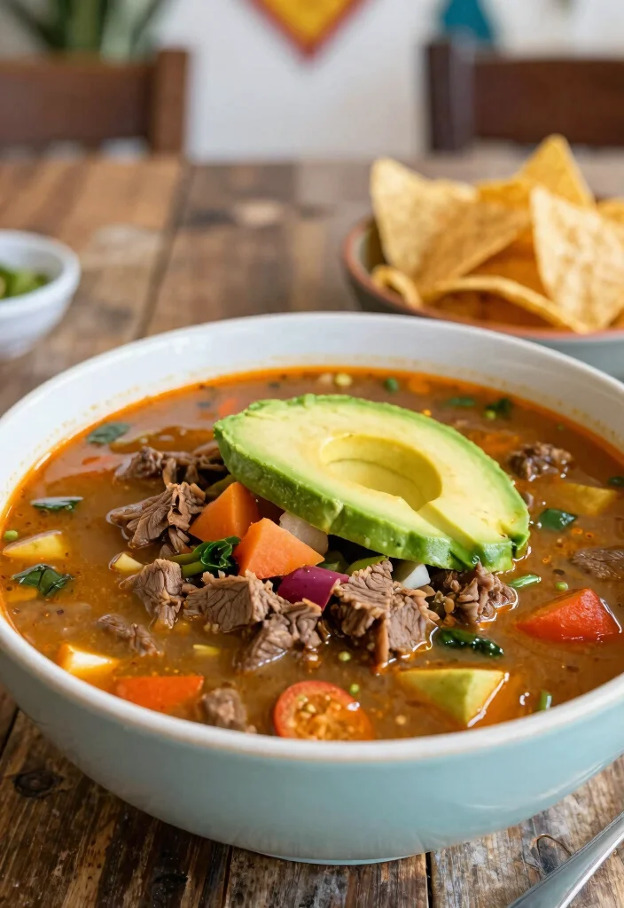 16 Beef Bone Broth Soup Recipes for Healing and Nutrition - 14. Southwestern Beef Bone Broth Soup 1