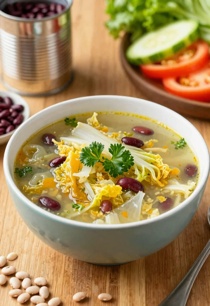 16 Cabbage Soup Recipes That Are Hearty and Budget-Friendly - 10. Vegan Cabbage and Bean Soup 1