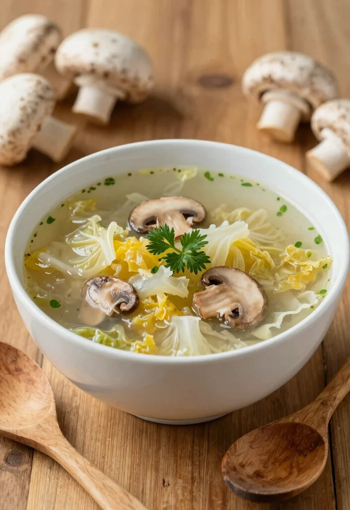 16 Cabbage Soup Recipes That Are Hearty and Budget-Friendly - 13. Cabbage and Mushroom Soup 1
