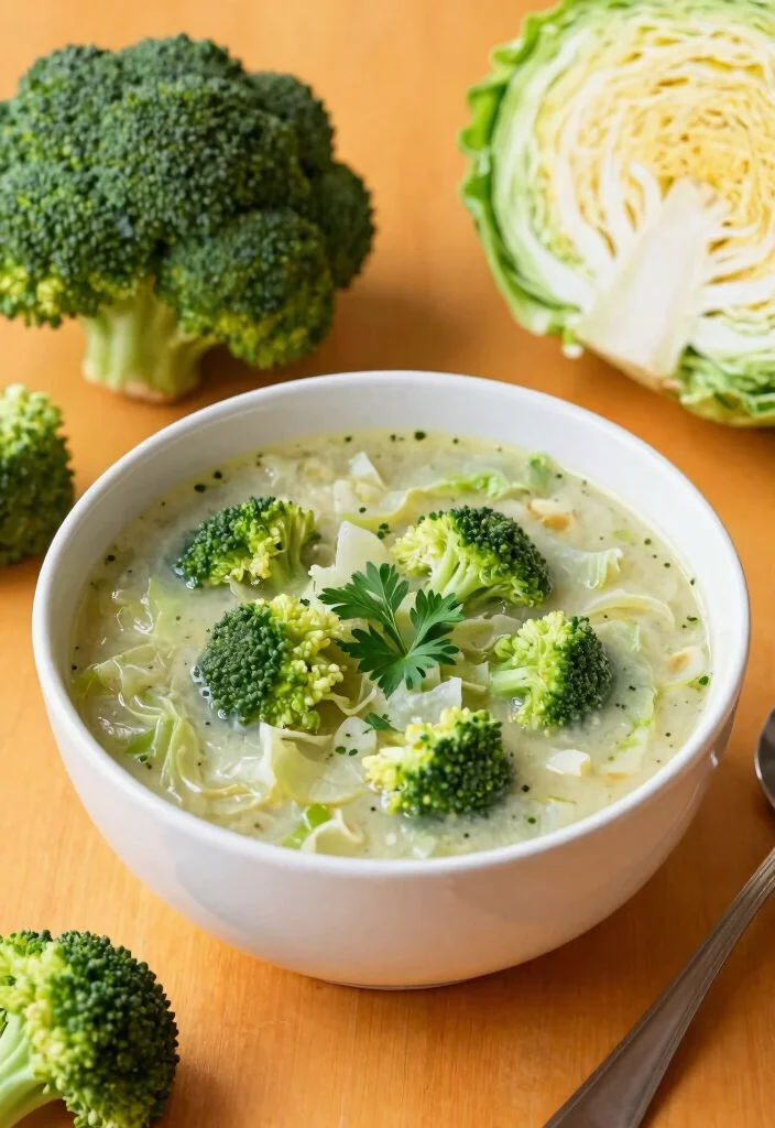 16 Cabbage Soup Recipes That Are Hearty and Budget-Friendly - 15. Cabbage and Broccoli Soup 1