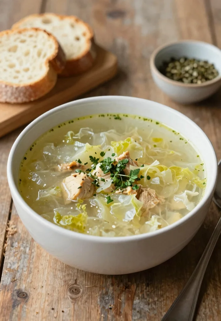 16 Cabbage Soup Recipes That Are Hearty and Budget-Friendly - 9. Cabbage and Chicken Soup 1