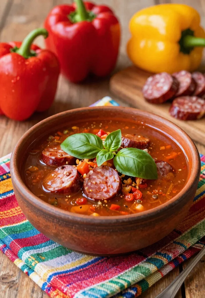 16 Carnivore Soup Recipes for a Simple Meat-Based Diet - 3. Spicy Sausage and Pepper Soup 1