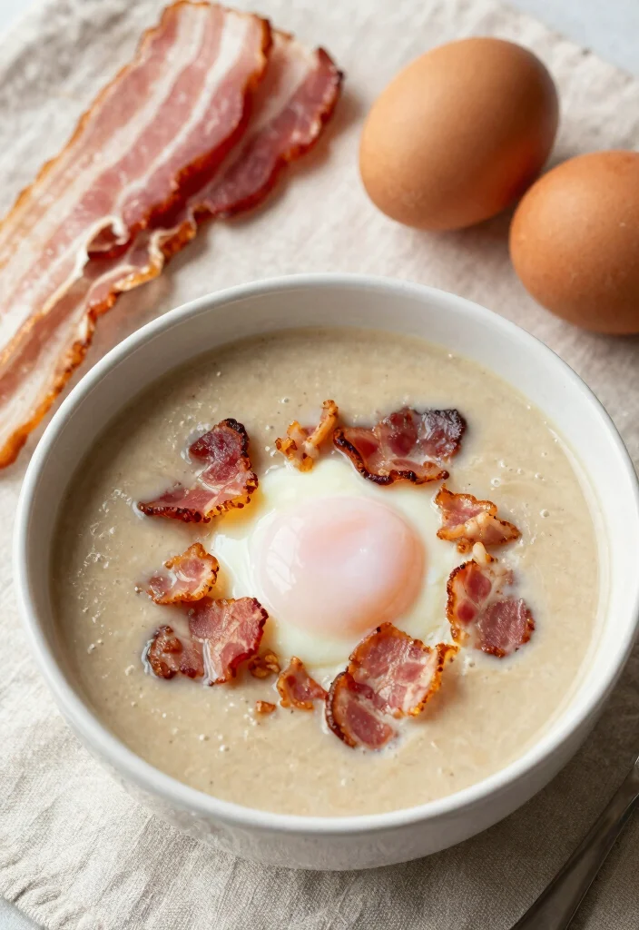 16 Carnivore Soup Recipes for a Simple Meat-Based Diet - 4. Bacon and Egg Soup 1