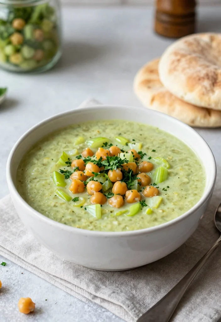 16 Celery Soup Recipes That Are Light but Flavorful - 11. Celery and Chickpea Soup 1