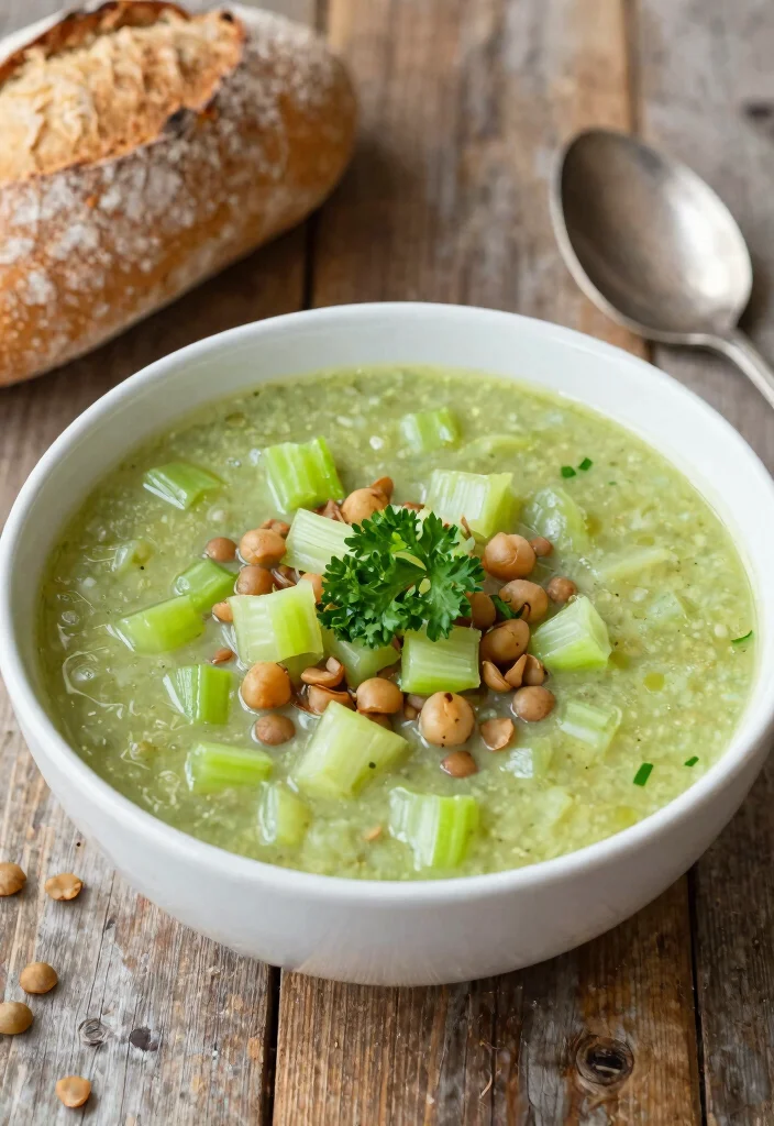 16 Celery Soup Recipes That Are Light but Flavorful - 13. Celery and Lentil Soup 1