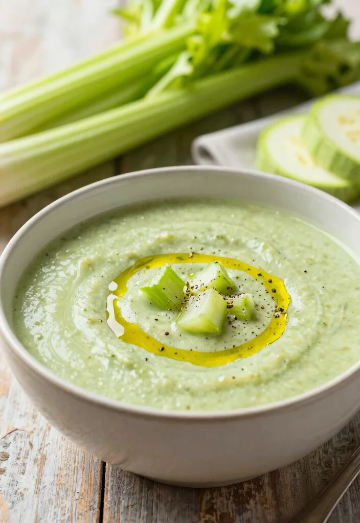 16 Celery Soup Recipes That Are Light but Flavorful - 14. Celery and Zucchini Soup 1