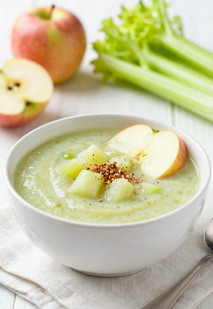 16 Celery Soup Recipes That Are Light but Flavorful - 16. Celery and Apple Soup 1