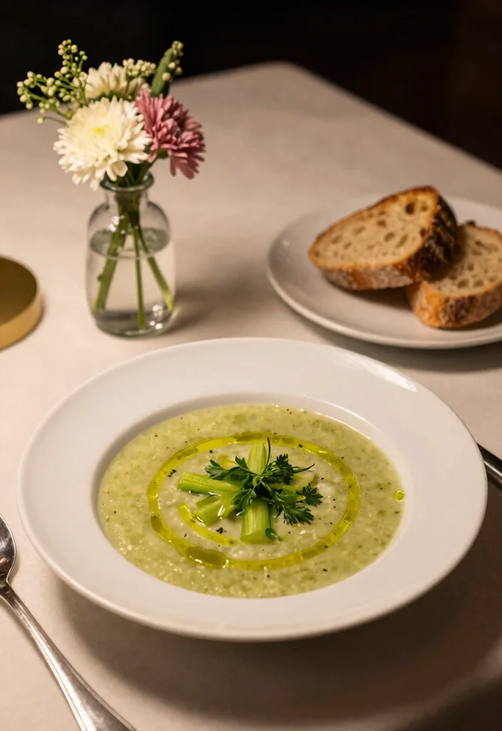 16 Celery Soup Recipes That Are Light but Flavorful - 5. Celery and Leek Soup 1