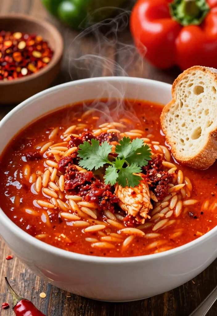 16 Chicken Orzo Soup Recipes for a Light Mediterranean Meal - 5. Spicy Harissa Chicken Orzo Soup 1