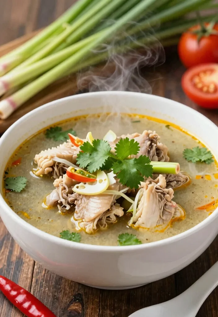 16 Chicken Thigh Soup Recipes That Are Rich and Juicy - 12. Thai Chicken Thigh Soup with Lemongrass 1