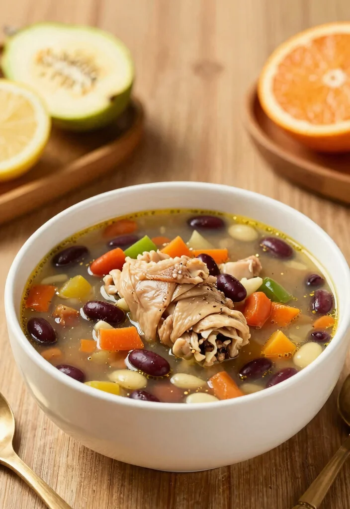 16 Chicken Thigh Soup Recipes That Are Rich and Juicy - 13. Chicken Thigh and Bean Soup 1