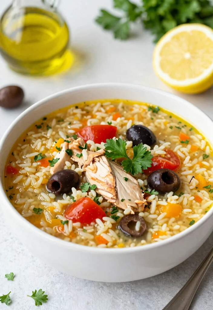 16 Chicken and Rice Soup Recipes for Easy Comfort Food - 6. Mediterranean Chicken and Rice Soup 1