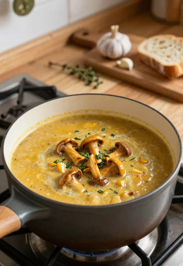 16 Golden Mushroom Soup Recipes Rich and Savory - 1. Classic Golden Mushroom Soup 1