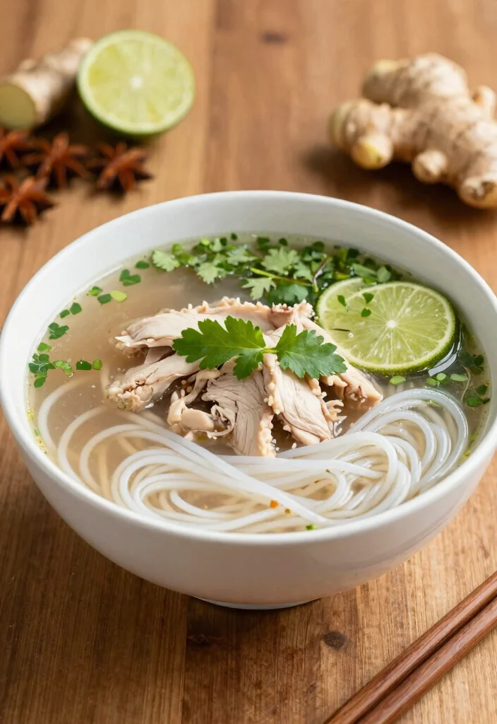 16 Rotisserie Chicken Soup Recipes Using Store-Bought Chicken - 11. Chicken Pho 1