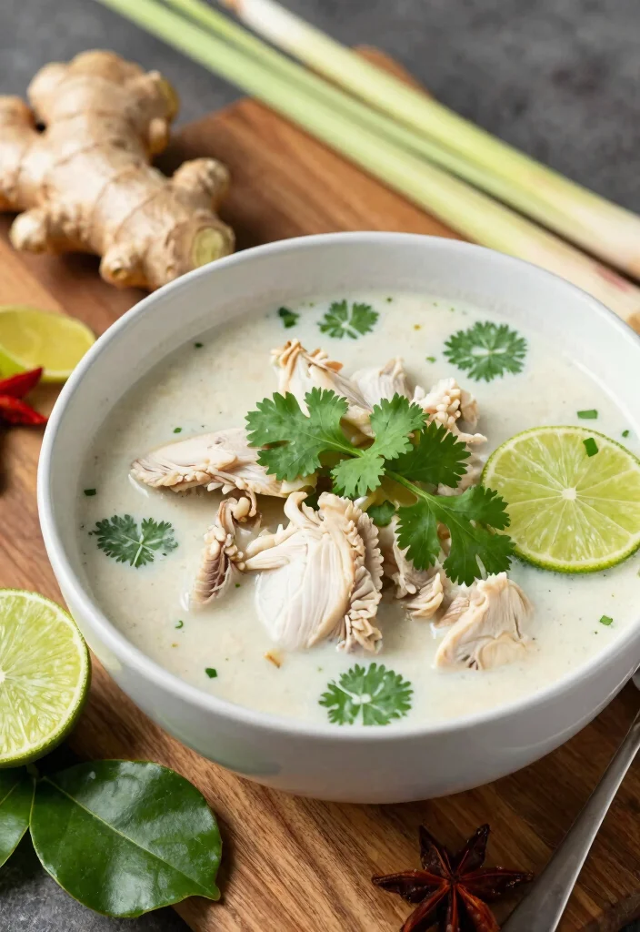 16 Rotisserie Chicken Soup Recipes Using Store-Bought Chicken - 4. Thai Coconut Chicken Soup 1