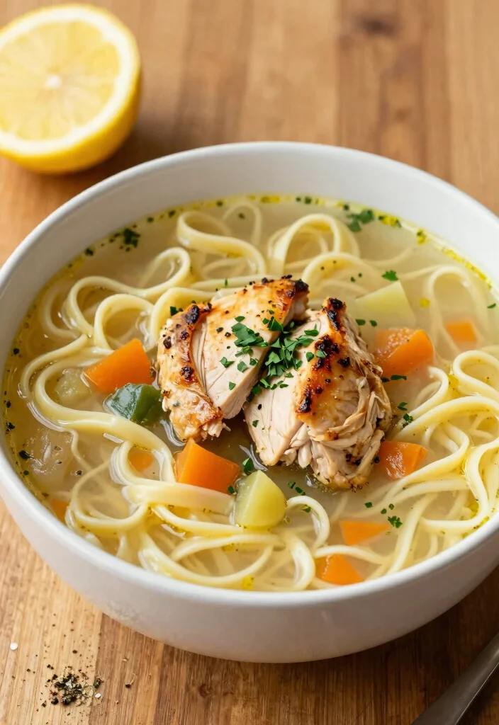 16 Rotisserie Chicken Soup Recipes Using Store-Bought Chicken - 6. Rotisserie Chicken Noodle Soup 1