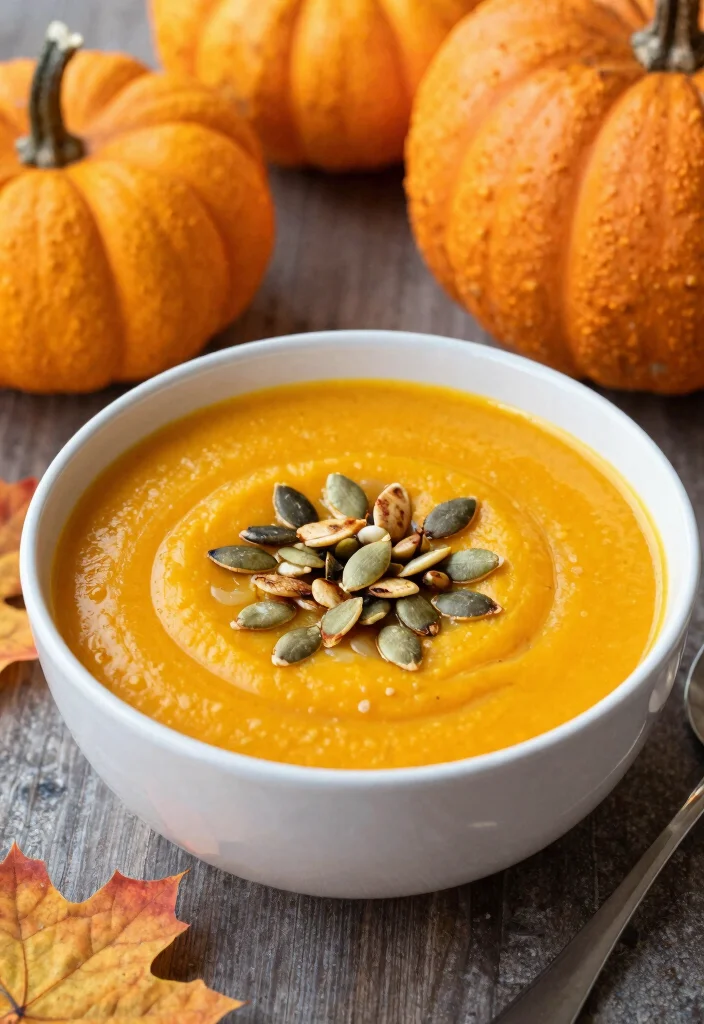 17 Cauliflower Soup Recipes Creamy Without Cream - 13. Pumpkin Cauliflower Soup 1